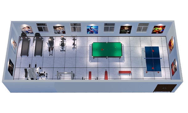 100平方健身房配置方案-广西haobotiyu-好博健身器材有限公司