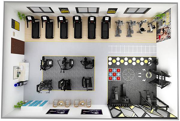 120平方健身房配置方案-广西haobotiyu-好博健身器材有限公司 120平方健身房配置方案-广西haobotiyu-好博健身器材有限公司